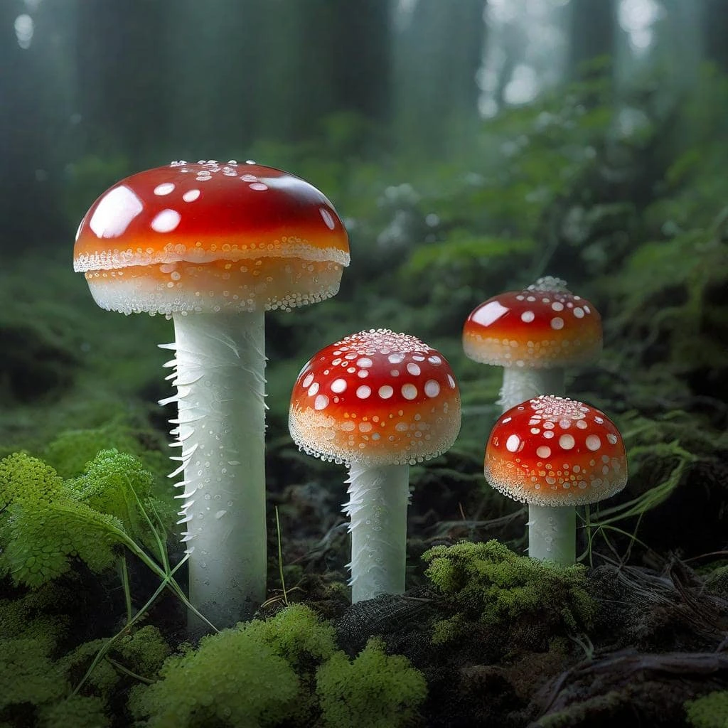 Mold on Mushrooms