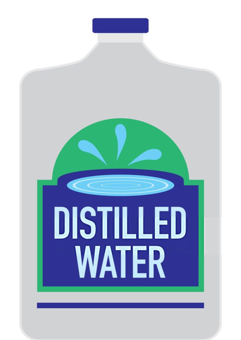 distilled water